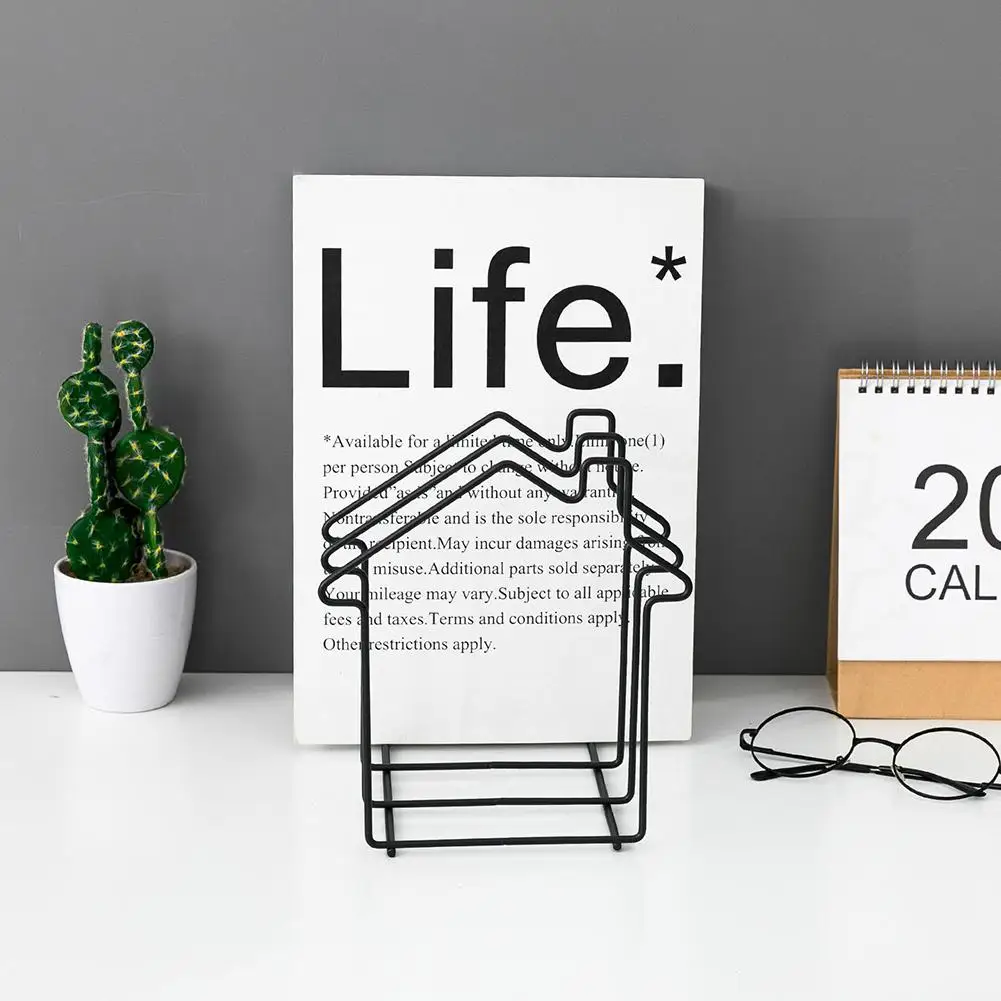 Studyset настольная железная книжная полка простая полка для хранения журналов металлическая подставка для книг