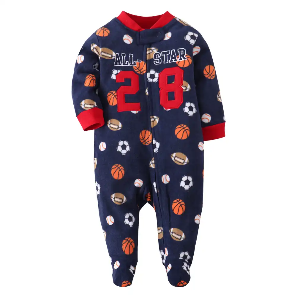 Pyjama A Pieds Pour Nouveau Ne Barboteuse Pour Bebe En Molleton Chaud Petit Frere All Star Combinaisons Pour Nourrissons Vetements De Nuit Collection Automne Hiver 19 Aliexpress