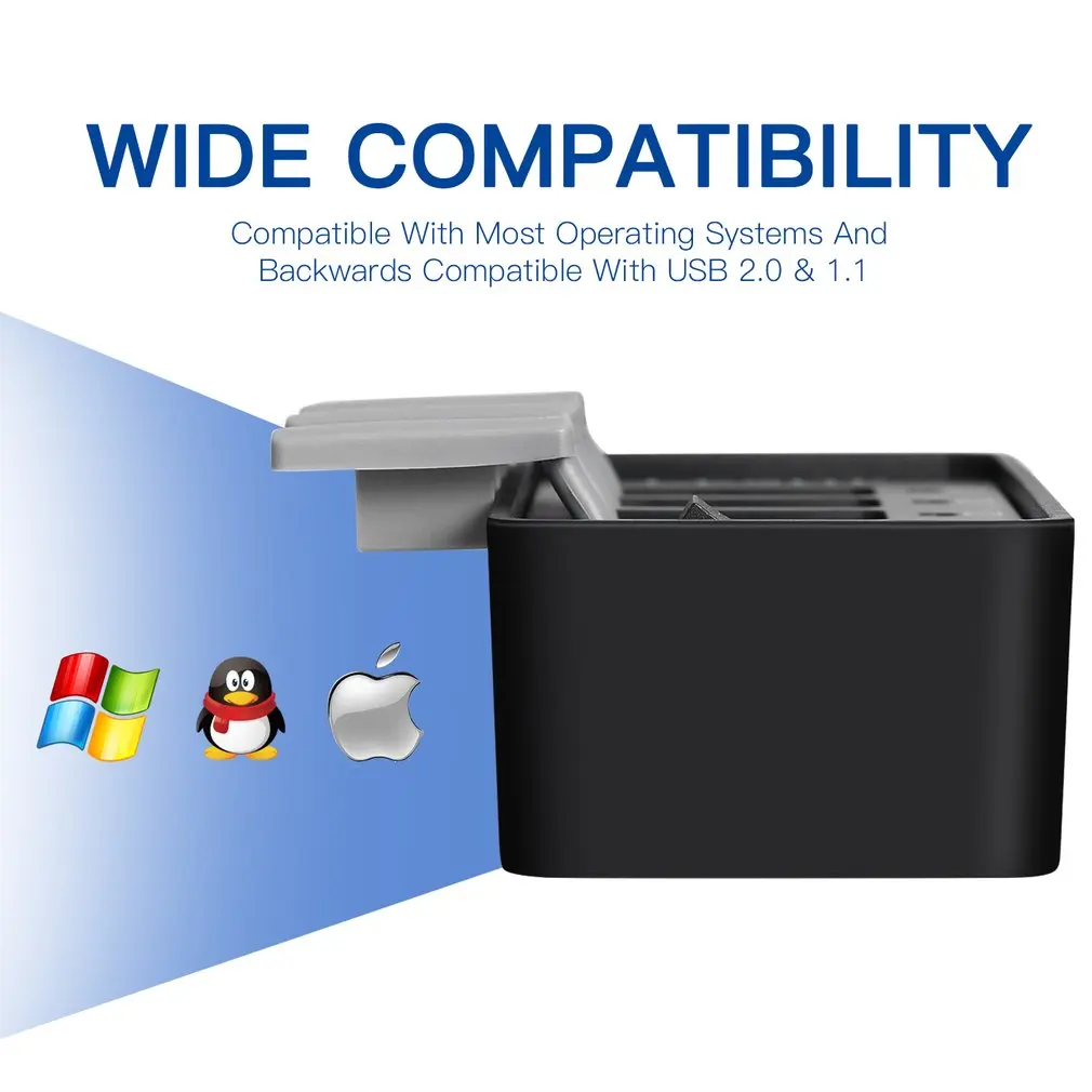4 порта USB 3,0 концентратор Высокоскоростной 5 Гбит/с USB 3,0 концентратор данных разветвитель со светодиодами и переключателем внешний адаптер питания для ПК ноутбука