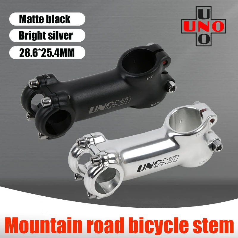 UNO MTB Road Bike Stem 17 Degree Ultralight 31.8mm 70/80/90/100/110