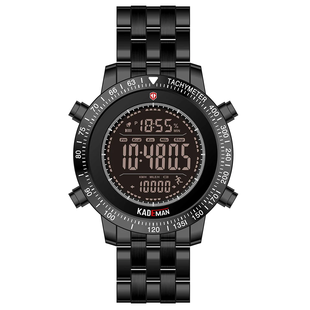 

KADEMAN New Top Brand Luxury relogio masculino Multifunctional Waterproof LED Sports Military Army Mens Quartz Watch reloj hombr