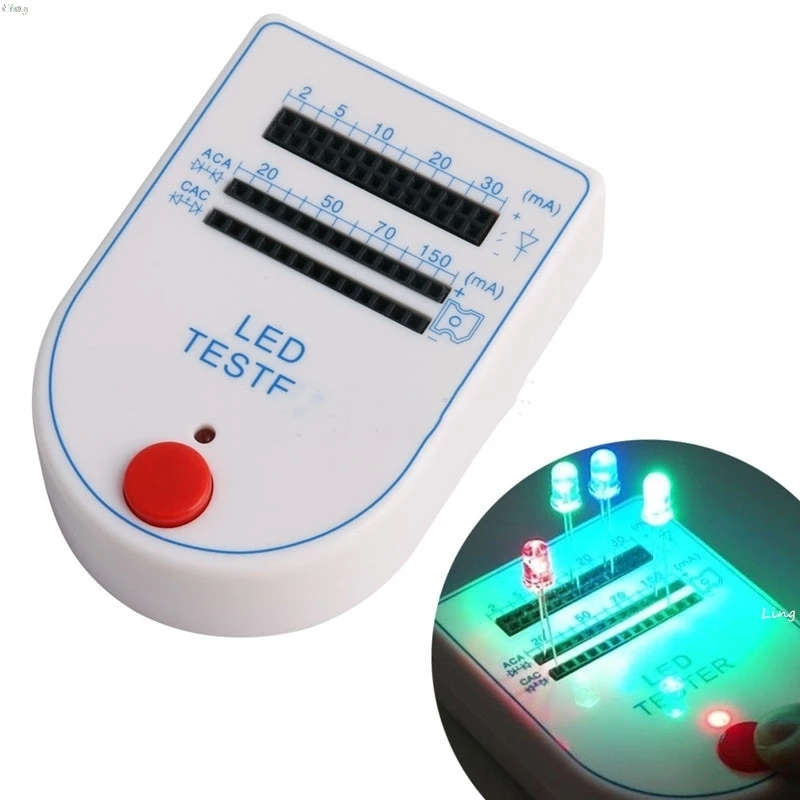 

Portable LED Tester Test Box Mini Light-emitting Diode Bulb Lamp 2~150mA Electronic Components