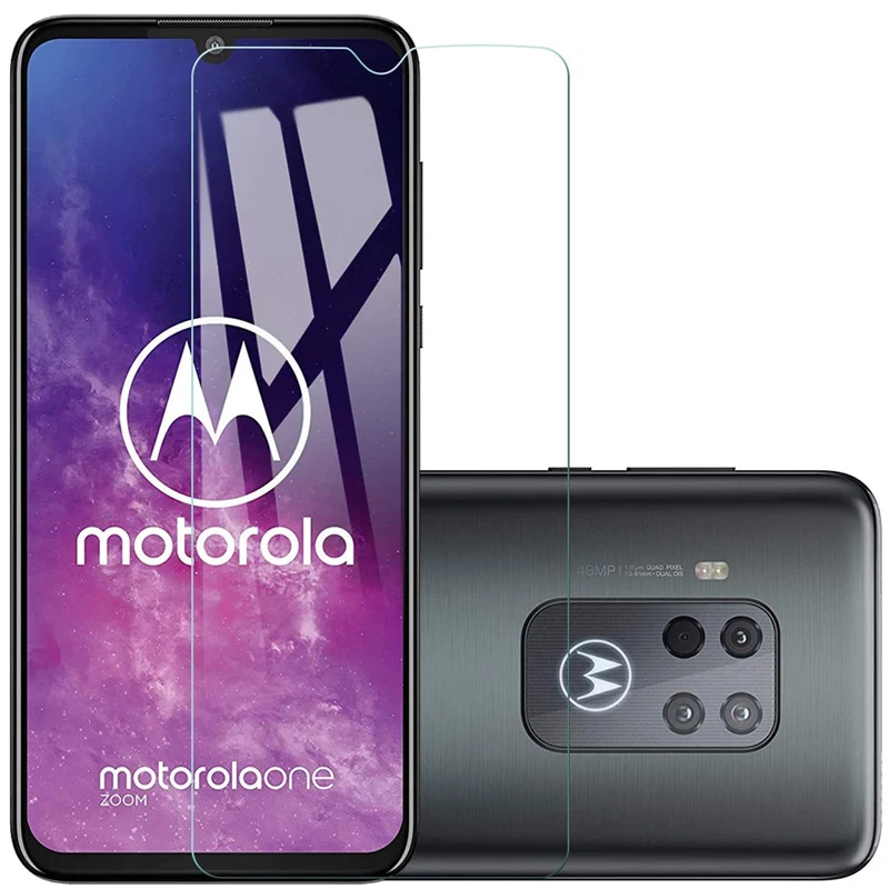 Vetro Temperato Per Motorola One Fusion Plus Marco Zoom Vision Pellicola Salvaschermo Per Moto G9 Plus G8 Power Lite