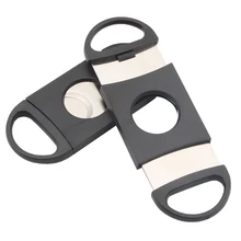 GALINER резак для сигар из нержавеющей стали карманный Металлический Двойной Клинок для резки табака для резки сигар для Cohiba резак портативный