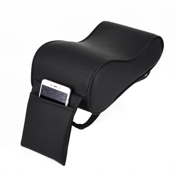 

Black Armrest Cushion PU leather universal Soft Pad Durable High Quality