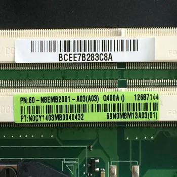 

Brand NEW Q400A Motherboard 90R-N8EMB2000Y for ASUS U47A Laptop mainboard 60-N8EMB2001-A03 free shipping