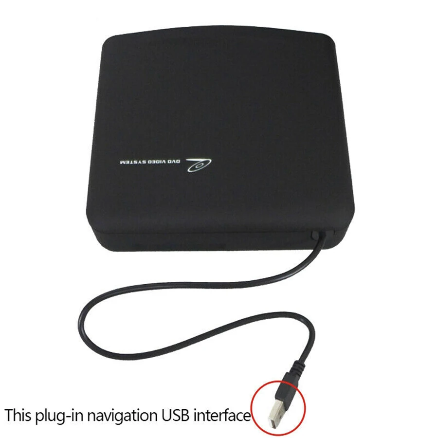 USB zewnętrzny samochodowy odtwarzacz DVD odtwarzacza MP5 odtwarzacz tylko dla Radio samochodowe z androidem GPS nawigacja Stereo wsparcie odtwarzania DVD CD
