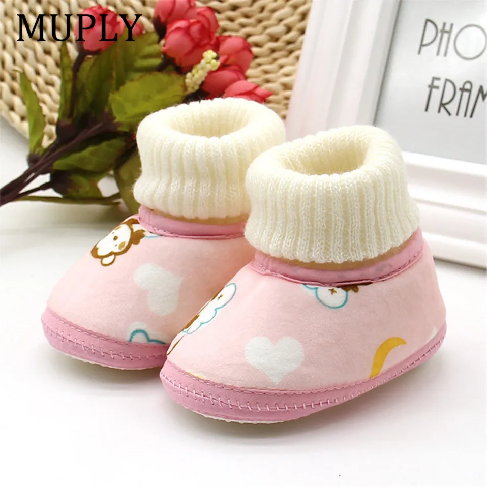 

Baby Winter Cute Boots warm baby boots Animal Print Baby Moccasins Shoes Baby Boots Newborn Infant Indoor New Arrival