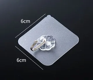 4 шт. прозрачные крючки для кухонных принадлежностей|Наборы аксессуаров ванной| |