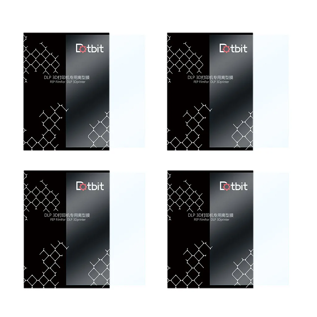 4Pcs UV FEP Release Film for 3D Printer 5.5 inch LCD SLA DLP