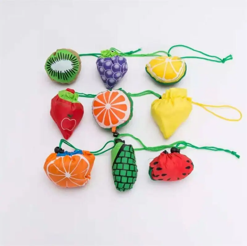 

Large Size Nylon Reusable Foldable Handy Shopping Bag Tote Pouch Recycle Storage Handbags New Fruit Eco Shopping Bag