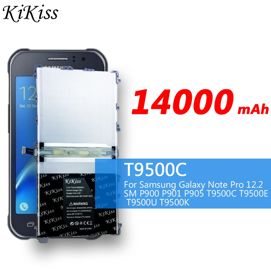 Аккумулятор литий ионный для Samsung Galaxy Note Pro 14000 SM P900 P901 P905 Tablet T9500C T9500E T9500U T9500K 12 2