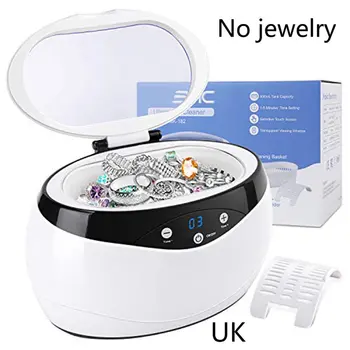 

Mini Ultrasonic Jewelry Cleaner Mini Portable Jewelry Cleaner Electric Eyeglass Cleaner White Ultrasonic Cleaner Household