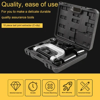 

10pcs/set of C Sub-clamps Ball Head Four-in-one Ball Head Extractor Disassembly Tool C-type Puller Universal Cross Shaft C Frame