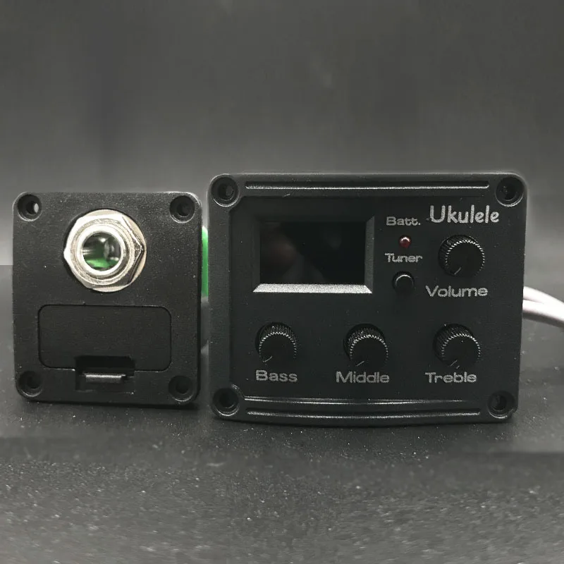 10 шт. 3 диапазона электронный укулеле Preamp пикап Великобритании мини гитара