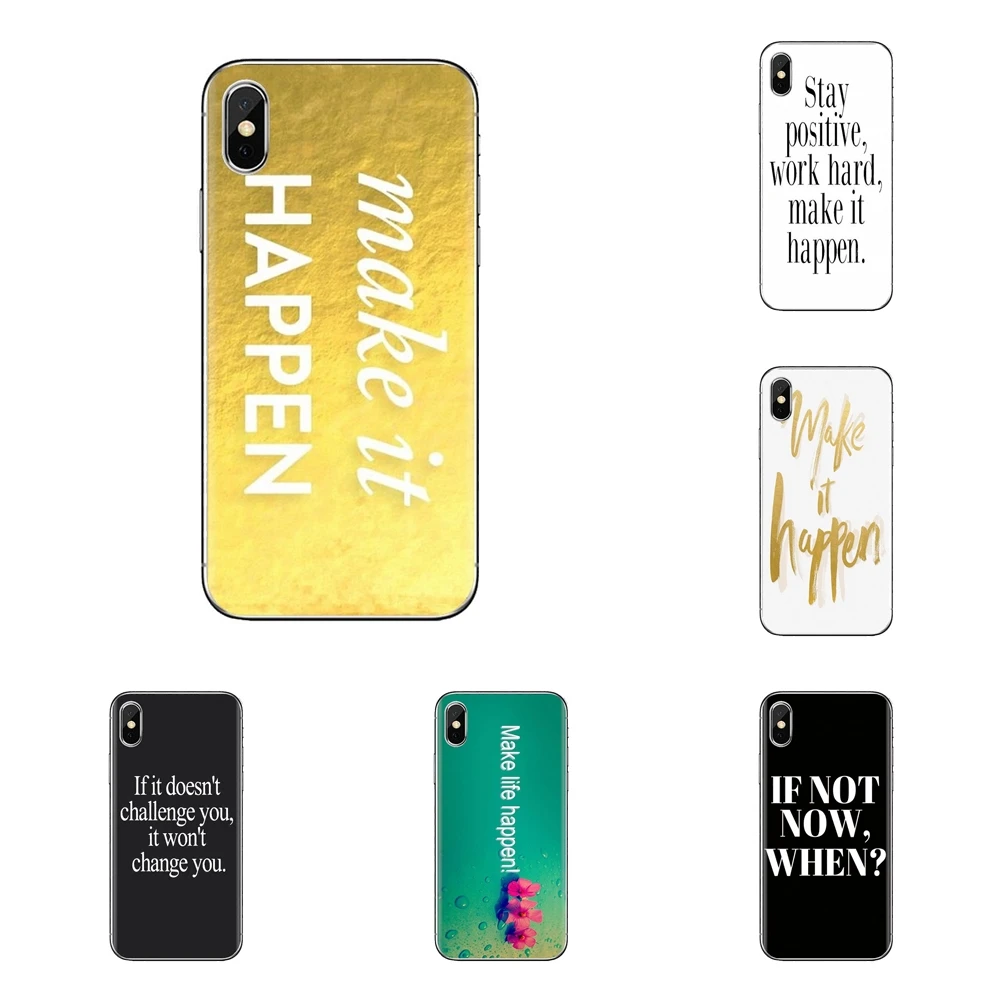 Islam Make Life Happen Quotes For LG Spirit Motorola Moto X4 E4 E5 G5 G5S G6 Z Z2 Z3 G2 G3 C Play Plus Mini Soft TPU Phone Cover |