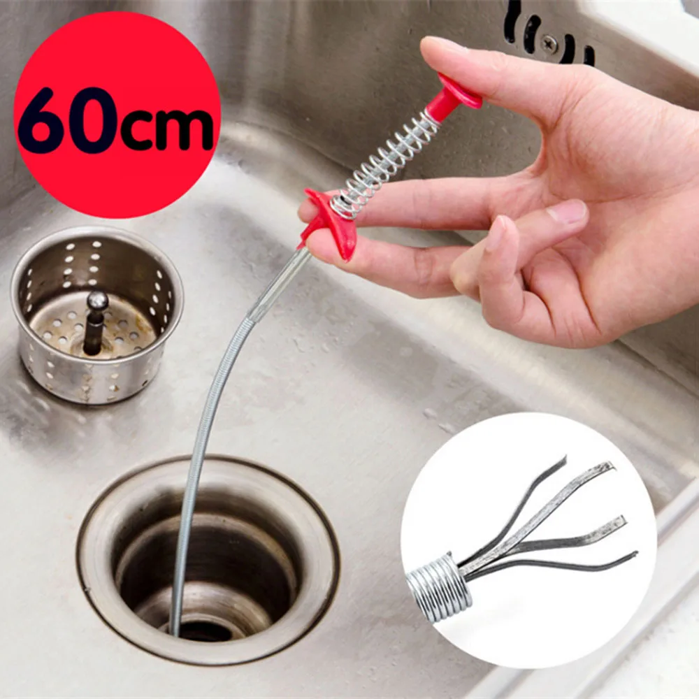 Инструмент для очистки волос, кухонный сливной канализационный крюк для сливной трубы, ручной гибочный пресс-канализационный зажим
