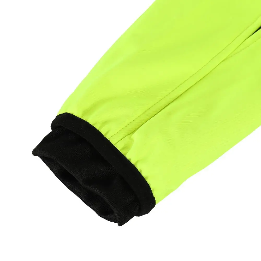 Cheap ARSUXEO Men Winter Cycling Jacket Windproof Waterproof Thermal Fleece Bike Jacket Warm Bicycle Clothing MTB Solfshell Coat 15K