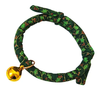 

Christmas Dog Collar Pet Decorative Bowtie Dog Collar With Bell Puppy Christmas Grooming Accessories Necklace Collars Harness