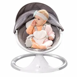 Chaise à bascule intelligente pour bébé, berceau pour enfants, balançoire Bluetooth gauche et droite, nouveau panier suspendu agrandi 