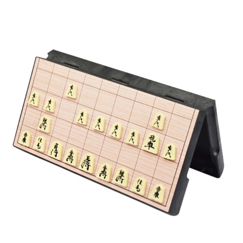 25&times;25cm/9.84x9.84in Japan Shogi Magnetic Foldable Japanese Chess Game Board Game Intelligence Toy