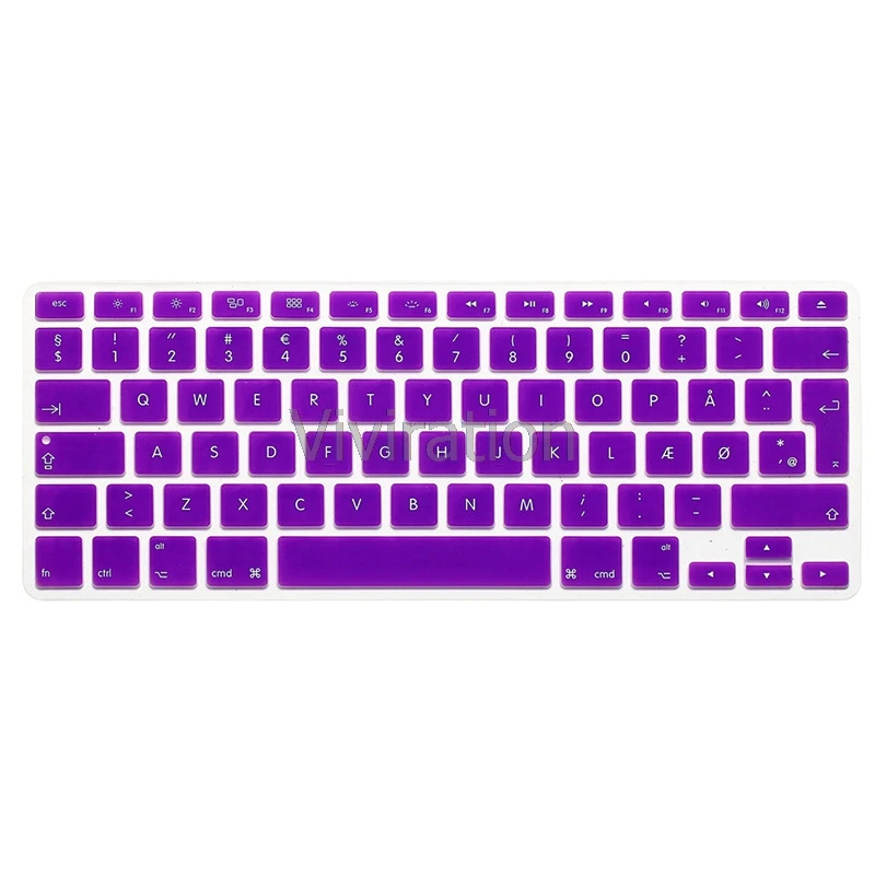 DenmarkLetters наклейка на клавиатуру s для ноутбука Macbook Air retina 11 12 13 Pro 13,3 15,4 чехлы на клавиатуру датские наклейки