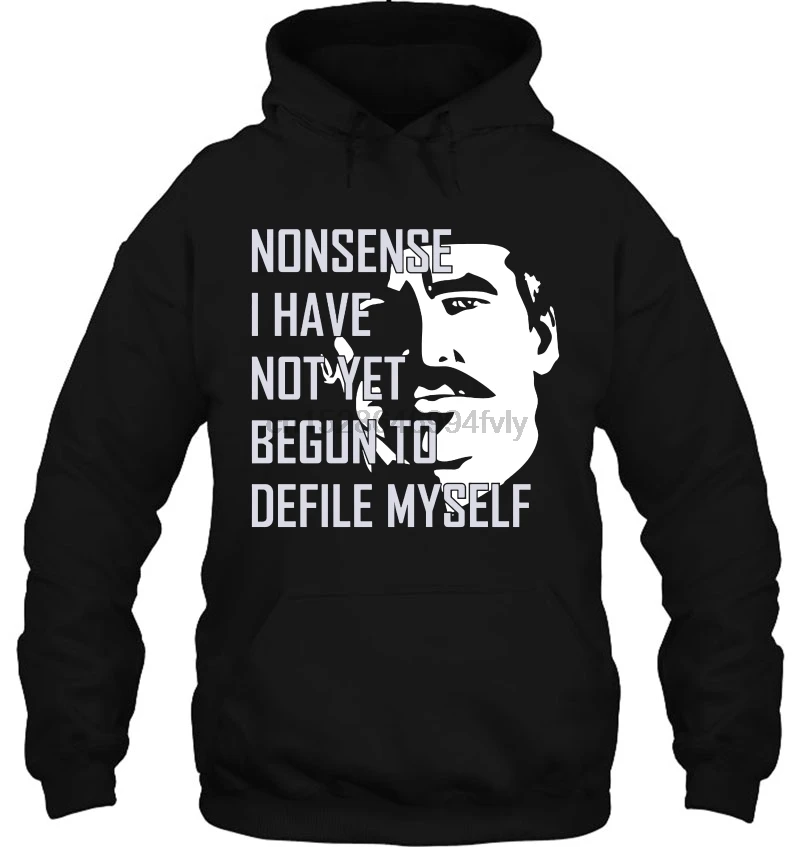 Мужская толстовка с капюшоном ерунда я еще не начала Defile себя Doc Holliday Version2 женская