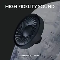 Logitech G435 Lightspeed Bluetooth Wireless Gaming Headset Over-Ear Headphones Built-in mics Compatible with Dolby Atmos for PC 6