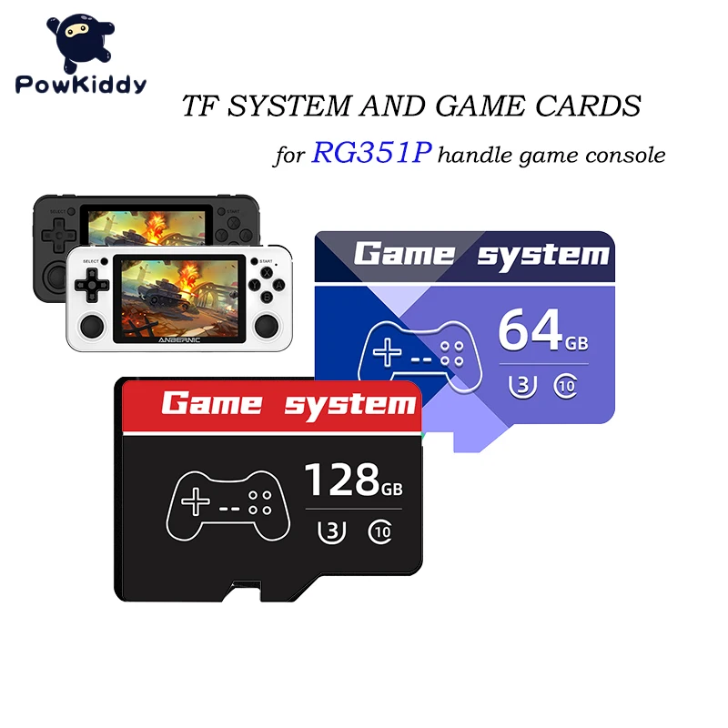 Memory Card For RG351P Memory Stick Tf Card 64G/128G Gameboy Advance Games PSPGBA Memory Stick Pro Duo For Handeld Game Console - ANKUX Tech Co., Ltd