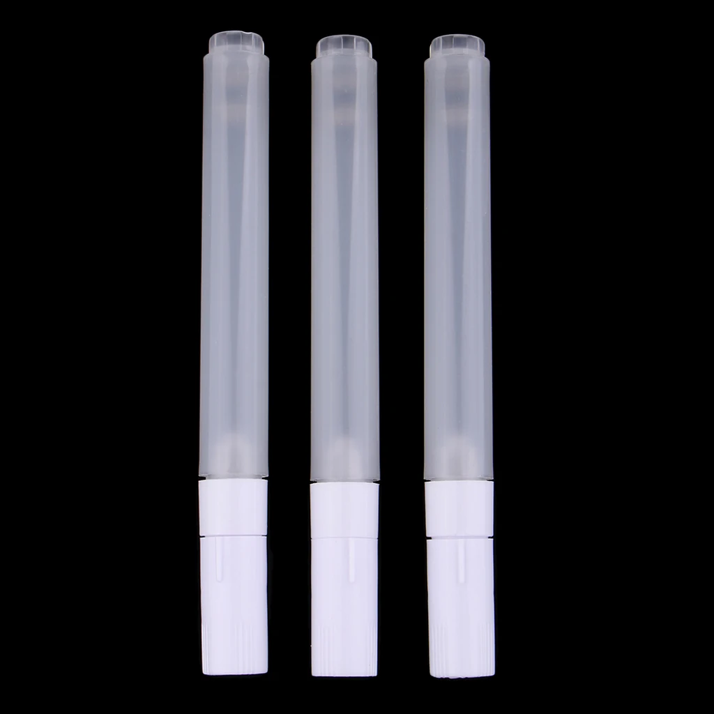 3pcs 4.5mm Flat Medium Tip Watercolor Oil Acrylic Color Marker Pen for Artists Beginners Painting And Drawing