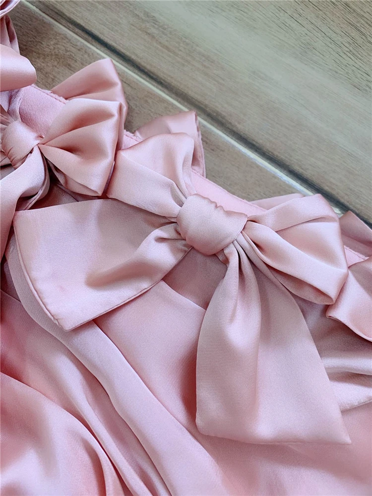 Truevoker, подиум, сексуальные платья для вечеринок, женские, с открытыми плечами, с бантом, розовые, бодикон, оболочка, Vestidos, праздничное платье, Femme Ete