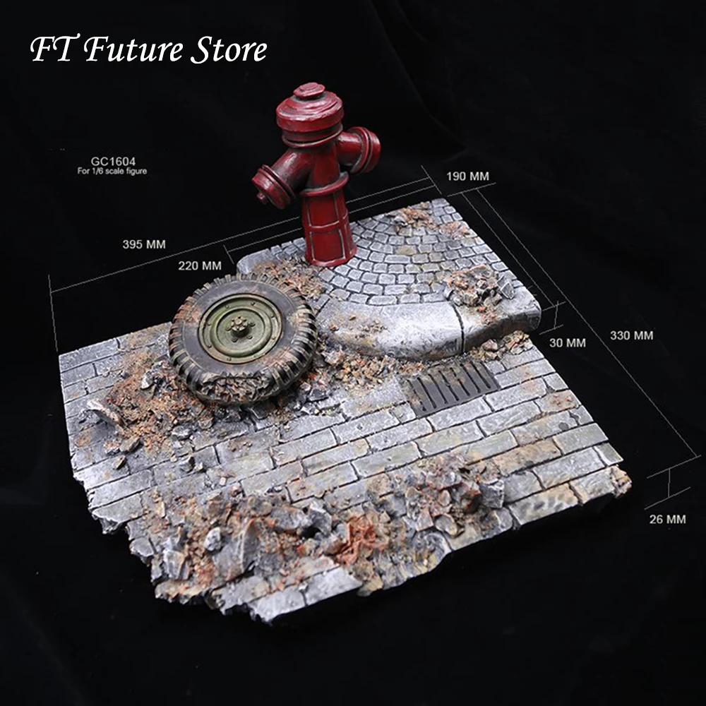 1/6 фигурка солдата сцены аксессуары GC1604 Вторую мировую войну Европейский уличный