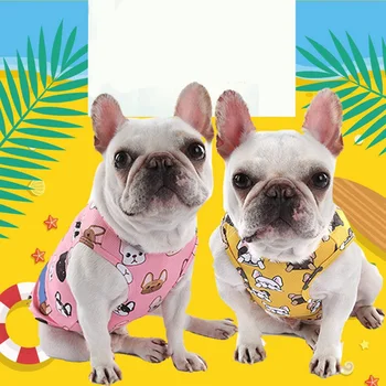 

Pet Dog Summer Cooling Clothes Outdoor Fat Dog Vest Shirt Clothes For Dogs Vest French Bulldog Costume For Dogs Cooling Clothes/