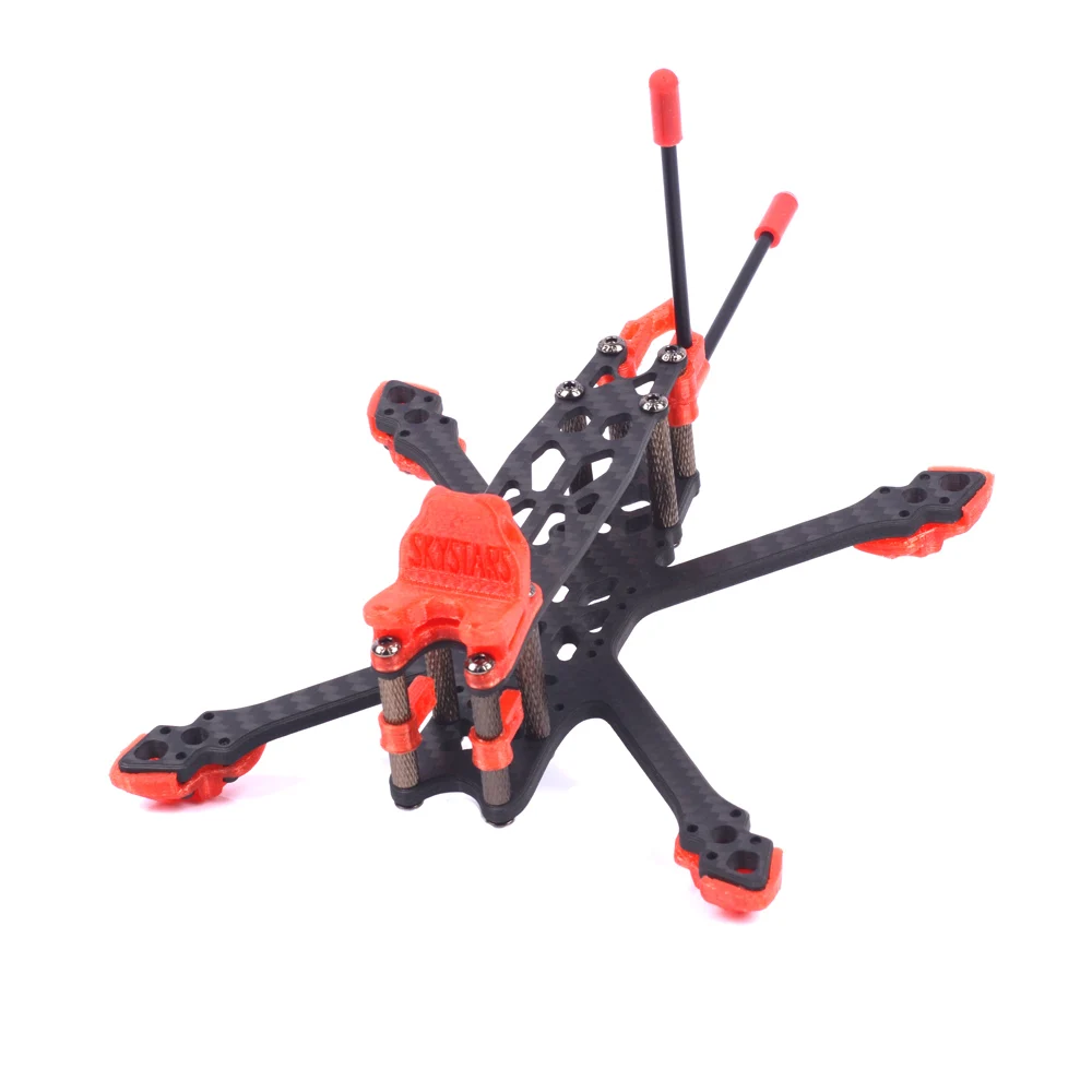 Skystars Starlord145 3 дюйма 3K Комплект рамок для дрона из углеродного волокна 4 мм Нижняя
