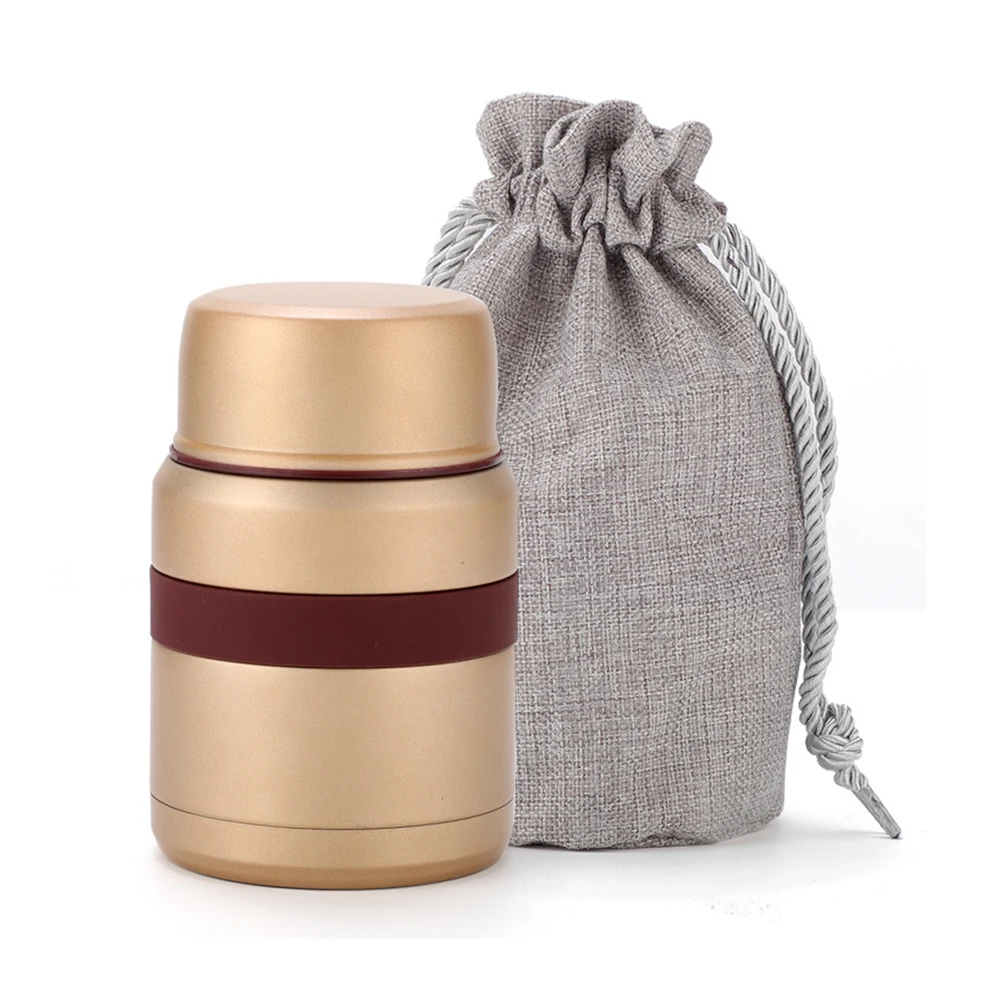 350ml Thermos Bottle Lunch Box Stainless Steel Vacuum Flask Thermal Bottles with Spoon Travel Food Thermosbottle