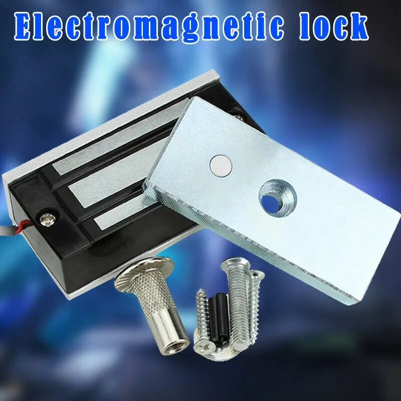 Электрический магнитный дверной замок 60 кг домашняя система безопасности прочная для входа в дверь система контроля доступа умный дверной замок дропшиппинг