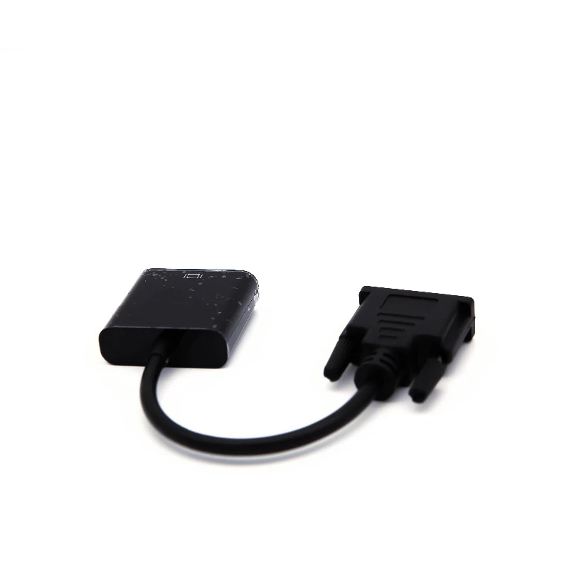 HD 1080P DVI-D VGA адаптер 24+ 1 25Pin штекер 15 pin женский кабель конвертер для ПК компьютер HDTV монитор дисплей