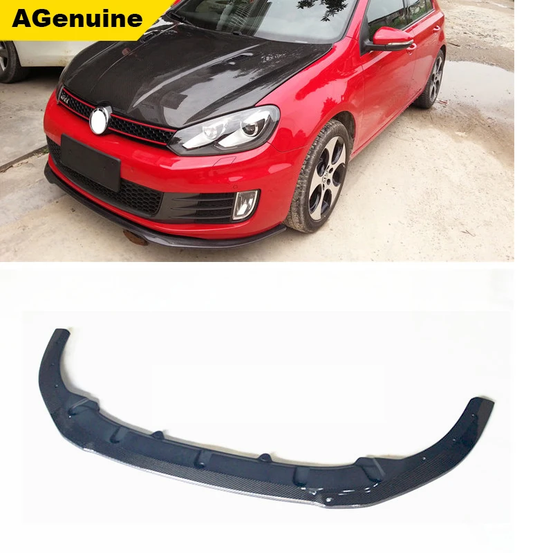 AGenuine авто передний подбородок автомобиля бампер губы спойлер для Volkswagen/VW Golf mk6 GTI |