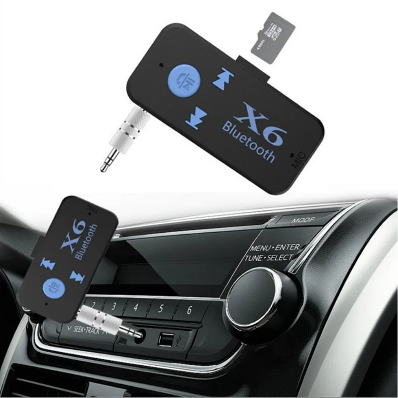 Беспроводной Bluetooth музыкальный аудиоприемник 3 в 1 X6 USB для BMW E60 Ford focus 2 Kuga Mazda cx 5