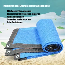 Индивидуальный размер 4x8 м синий анти-УФ ПНД сетчатый навес 8 Pin