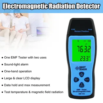 

Digital Radiation Dosimeter Mini EMF Tester LCD Electromagnetic Field Radiation Detector Dosimeter Tester Meter Counter Handheld