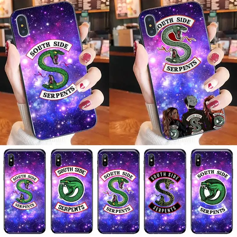 

Riverdale South Side Serpents Phone Case for iPhone 11 12 pro XS MAX 8 7 6 6S Plus X 5S SE 2020 XR