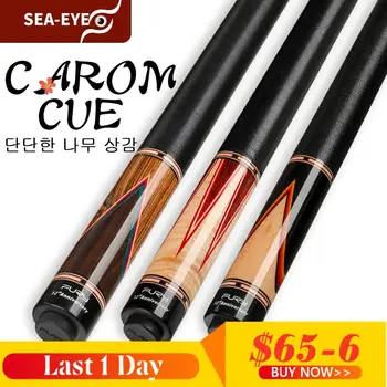 

SEA-EYE&FURY Carom Cue 3 Cushion Stick 11.8mm Tip Canadian Maple Shaft Professional Carom Billiard Cue Korean Taper Carom Stick