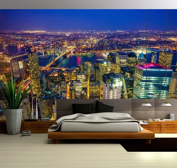 

[Self-Adhesive] 3D Night City 4582 Wall Paper mural Wall Print Decal Wall Murals