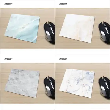 

MRGBEST Marble Style Picture Mouse Pads Small Size Non-slip Natural Desk Mat 25x29/20x25/18x22cm for Home and Office Table Pad