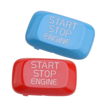 

Car Auto Engine Start Stop Button Cover fit for Volvo V40 V60 S60 Blue Red