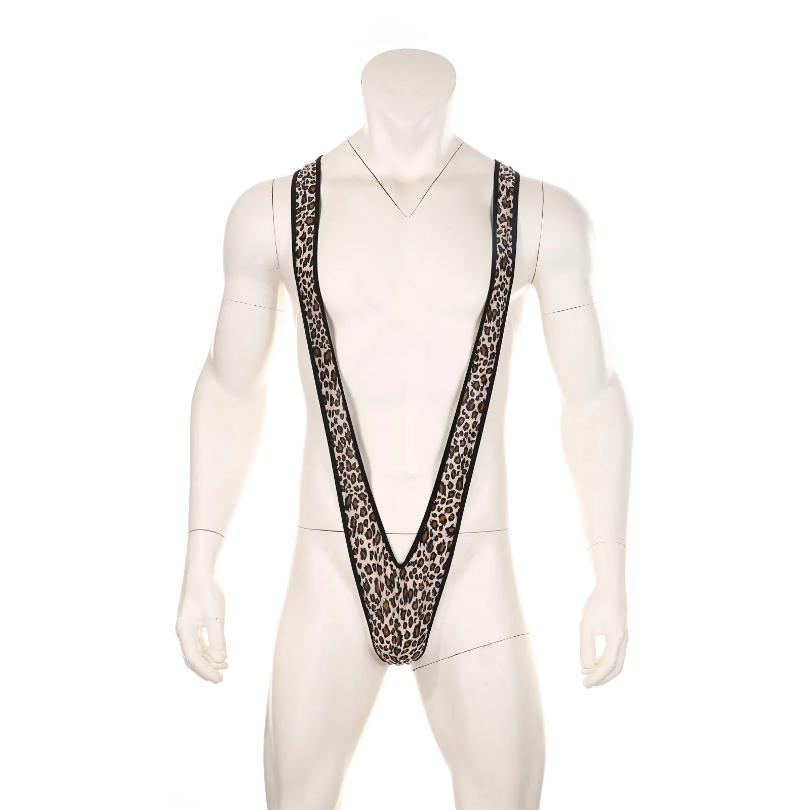 VemeFufu Intimo Sexy Da Uomo Borat Perizoma Tanga Da Bagno Con Bretelle Da Bagno Da Spiaggia - Foto 8