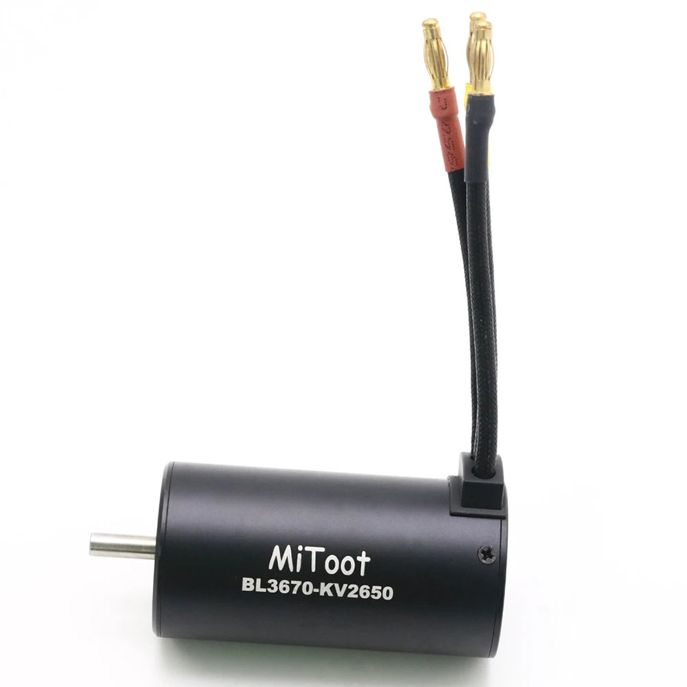 4 Pole 12 Slot RC Auto Motor 3670 2650KV Classic Wasserdichte High-Torque Brushless Motoren mit K¨¹hler f¨¹r 1/8 1/10 Fernbedienung Autos