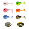 Widely Used 10Pcs High Quality Strong Flexibility Vivid Cabezon Bait Silicone Soft Head Lure With Eye   for Freshwater