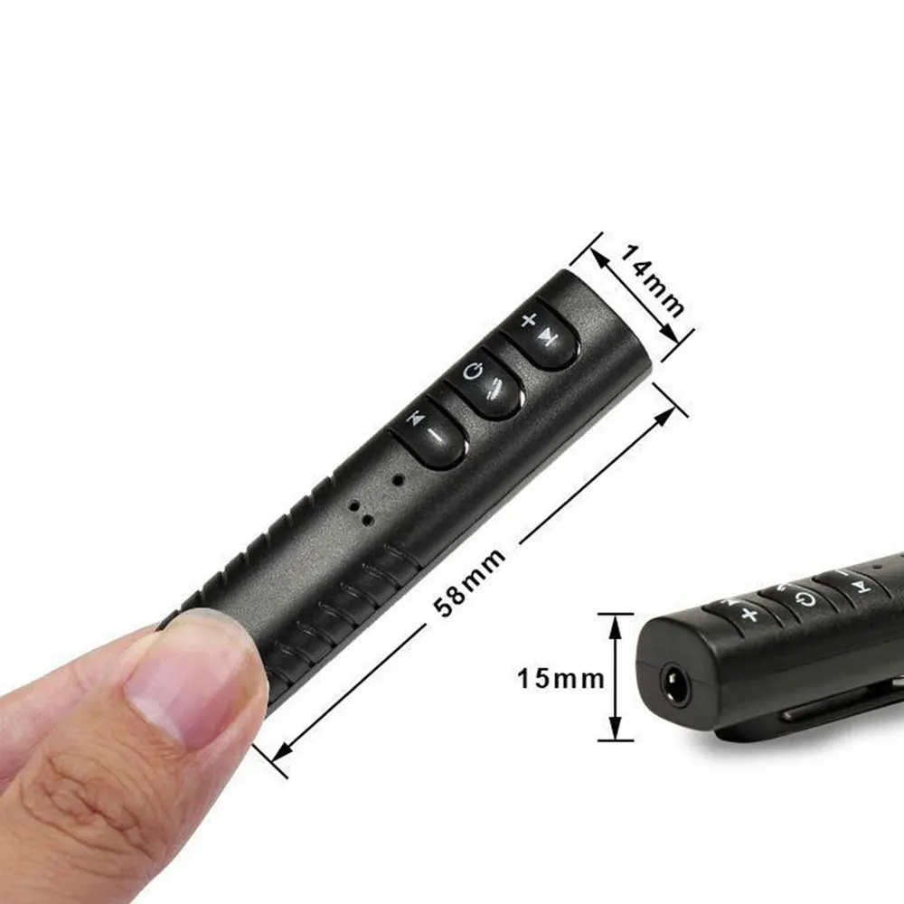 Lavalier Aux bluetooth-адаптеры автомобильный Bluetooth передатчик приемник умный Hansfree 3,5 мм Bluetooth музыкальный приемник